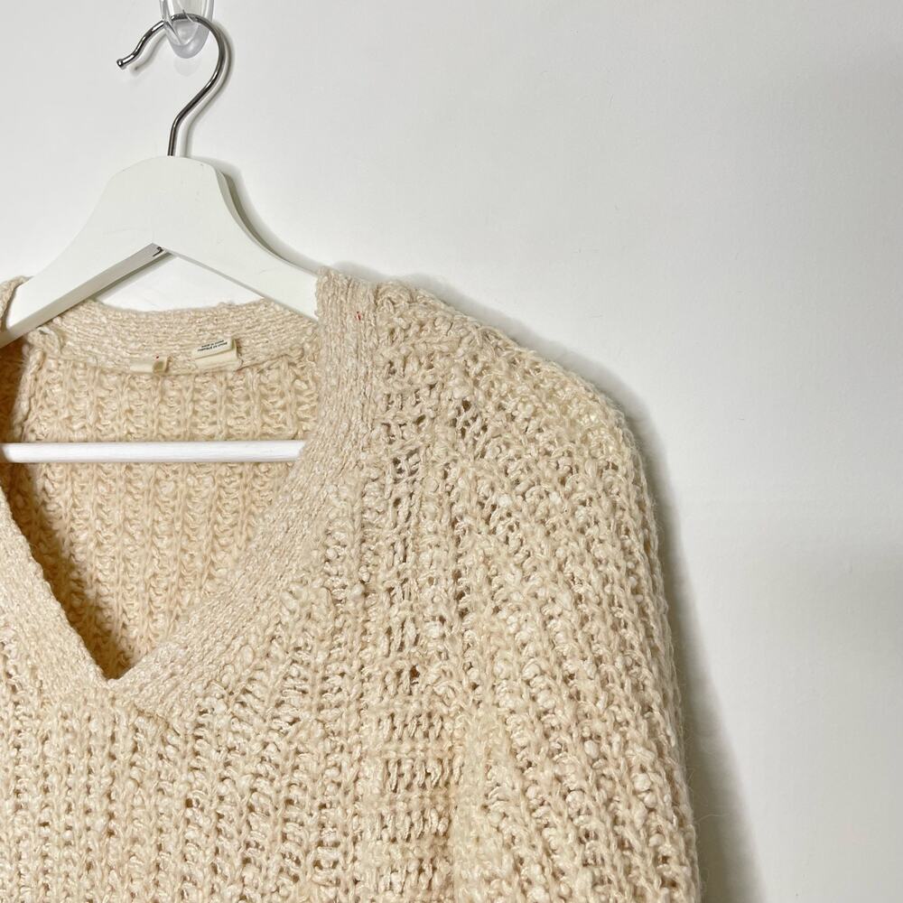 MOTH ANTHROPOLOGIE | Side Zip‎ Nubby Sweater | XS - Picture 3 of 7